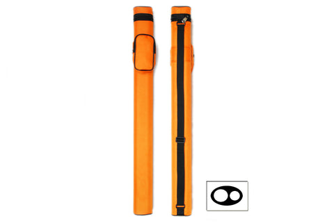 Delta Cue 033-001C-OR 1Bx1S Orange Billiards Pool Cue Stick Case