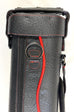 Delta Cue 033-018-P7-RD 2Bx5S Black w/Red Pool Cue Case