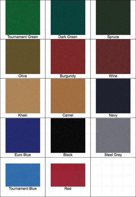 New 10' Proform High Speed Pool Table Cloth Felt - Burgundy - Ships Fast