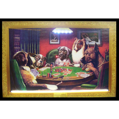 Dogs Playing Poker Neon/Led Picture