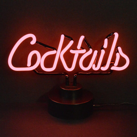 Cocktails Neon Sculpture