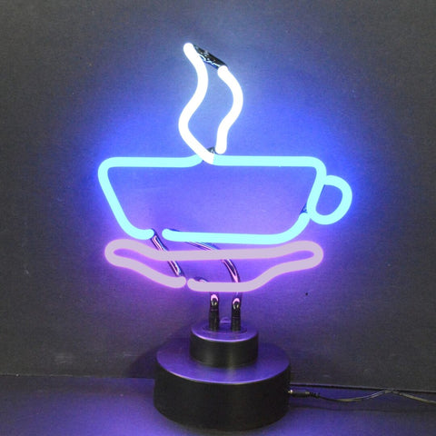 Coffee Cup Neon Sculpture