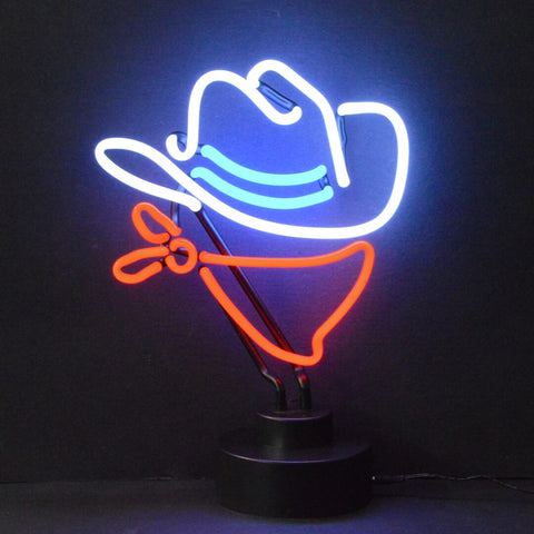 Cowboy Neon Sculpture