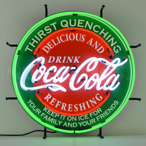 Coca-Cola Evergreen Neon Sign