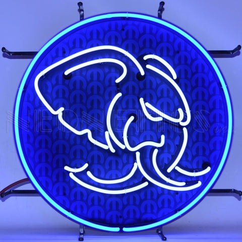 Hellephant Hemi Mopar Neon Sign