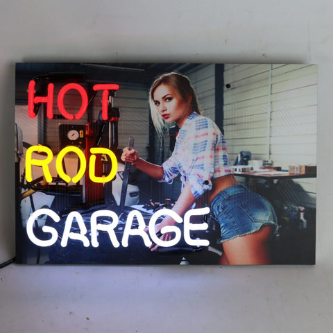 Junior Hot Rod Garage Neon Sign