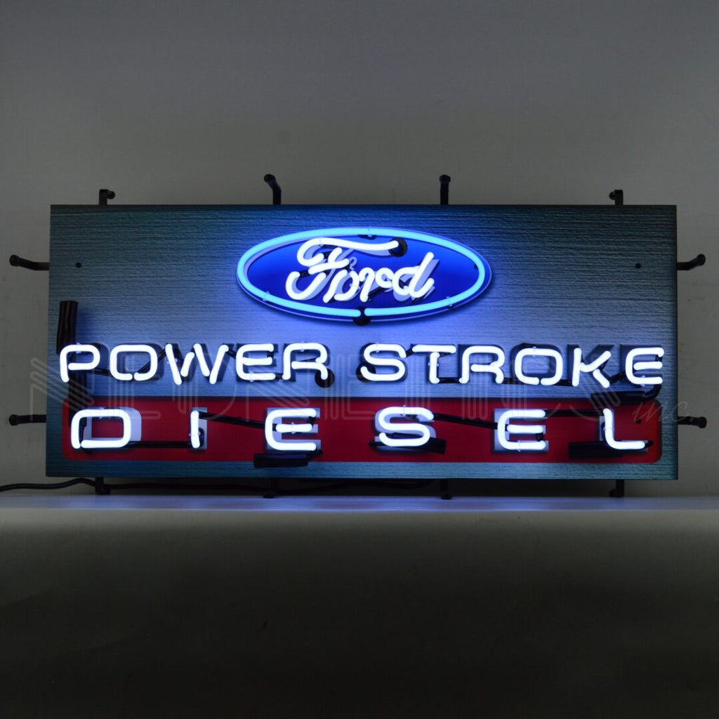 Ford Power Stroke Diesel Neon Sign With Backing