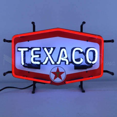 Texaco Hexagon Junior Neon Sign