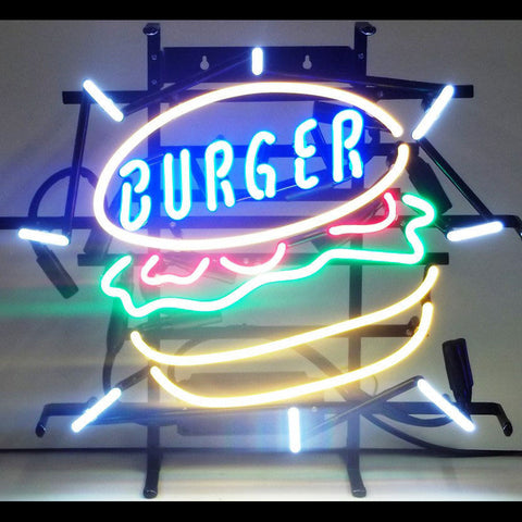 Burger Neon Sign