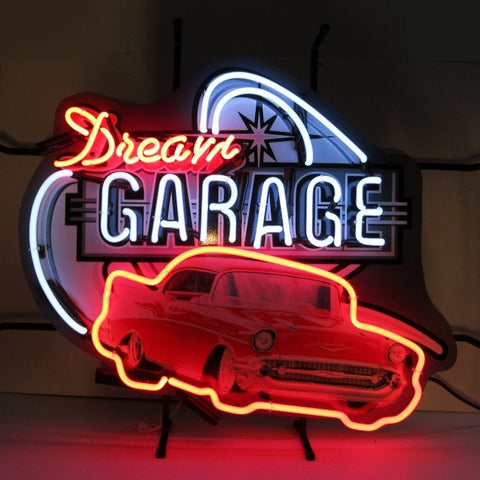 Dream Garage 57 Chevy Neon Sign