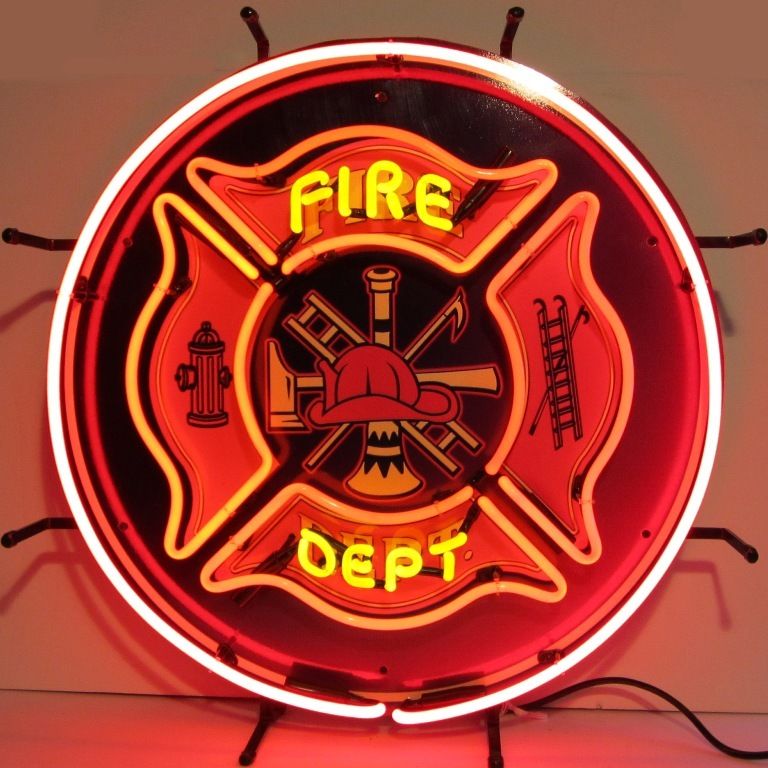 Fire Department Neon Sign