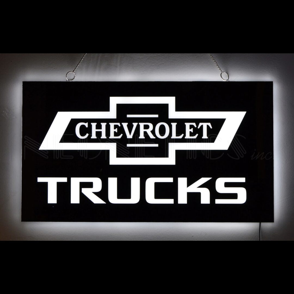 Slim Led - Chevy Trucks Slim Led Sign