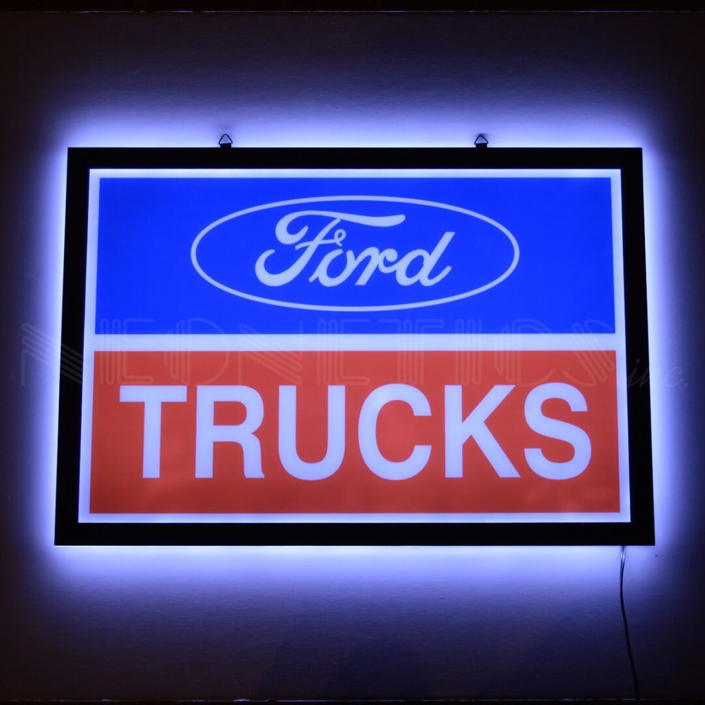 Slim Led - Ford Trucks Slim Led Sign