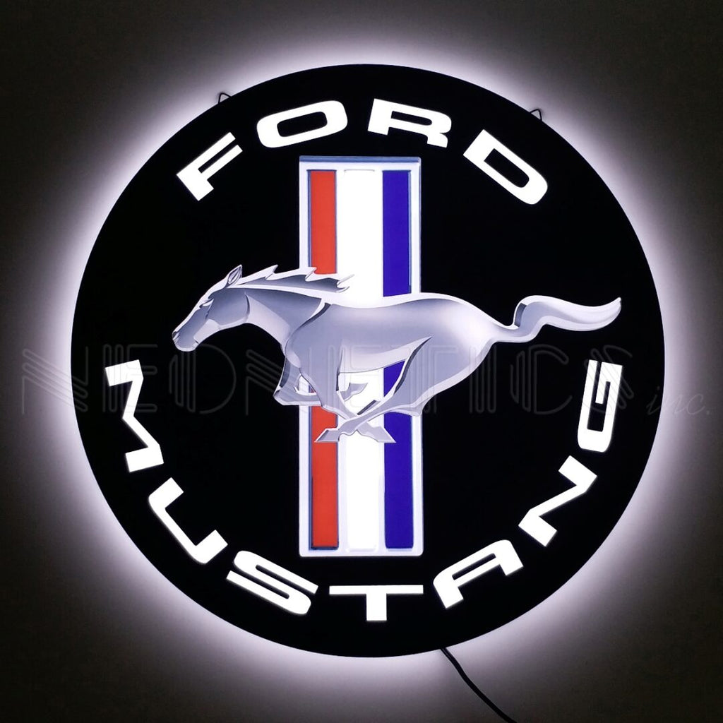 Slim Led - Ford Mustang Slim Led Sign