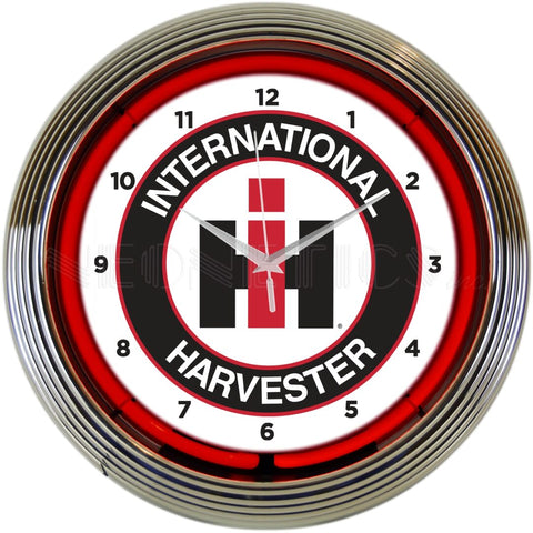 International Harvester Neon Clock