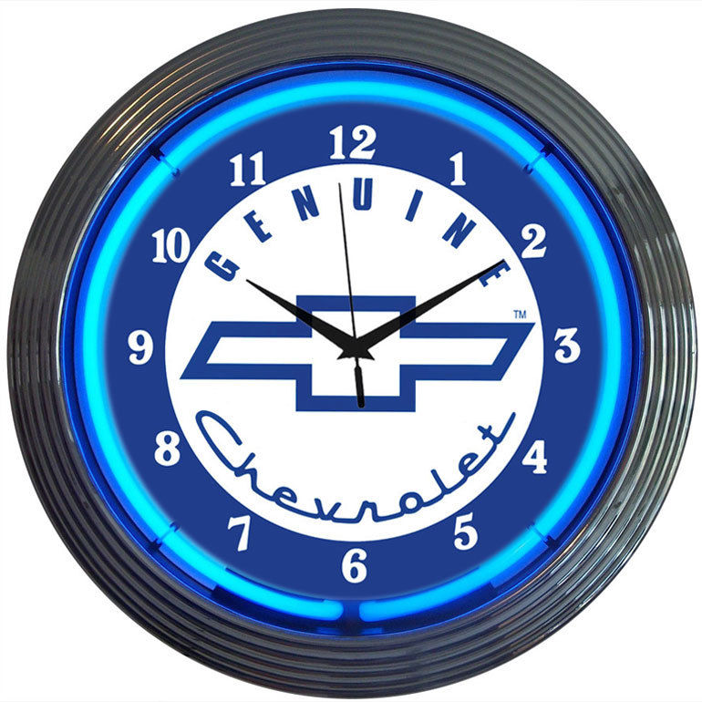 GM Genuine Chevy Neon Clock