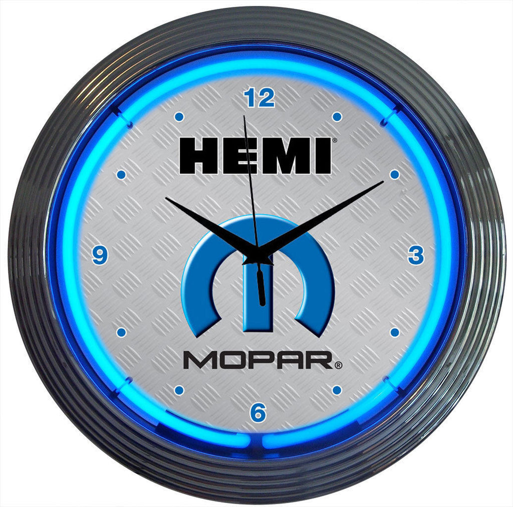 Mopar Hemi Neon Clock