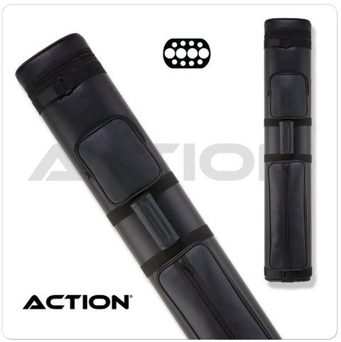 Action ACN48 4Bx8S Black Billiards Pool Cue Stick Case