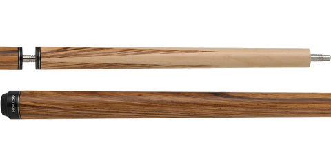 Action ACTBJZ 58 in. Jump/Break Zebrawood Billiards Pool Cue Stick