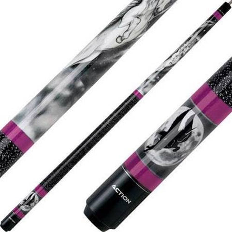 Action ADV07 58 in. Billiards Pool Cue Stick + Free Soft Case Included