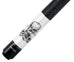 Action ADV60 Two-Piece Skulls White Stained Maple Pool Cue