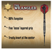 AWST-23 Americana The Wrangler Steel Tip Dart Set 23g