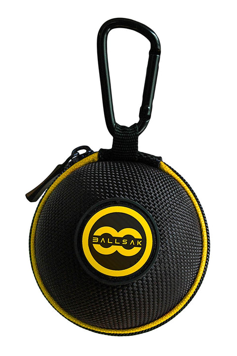 Ballsak Cue Ball Carrying Case (Yellow/Black)