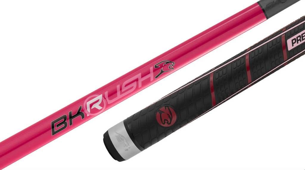 Predator BK Rush Two-Piece Limited Edition Pink Break Cue Stick - Sport Wrap