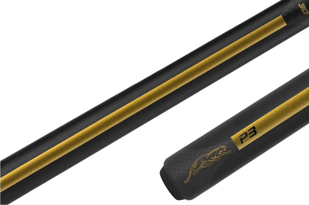 Predator P3 30th Anniversary Racer Gold No Wrap Pool Cue Stick (Butt Only)