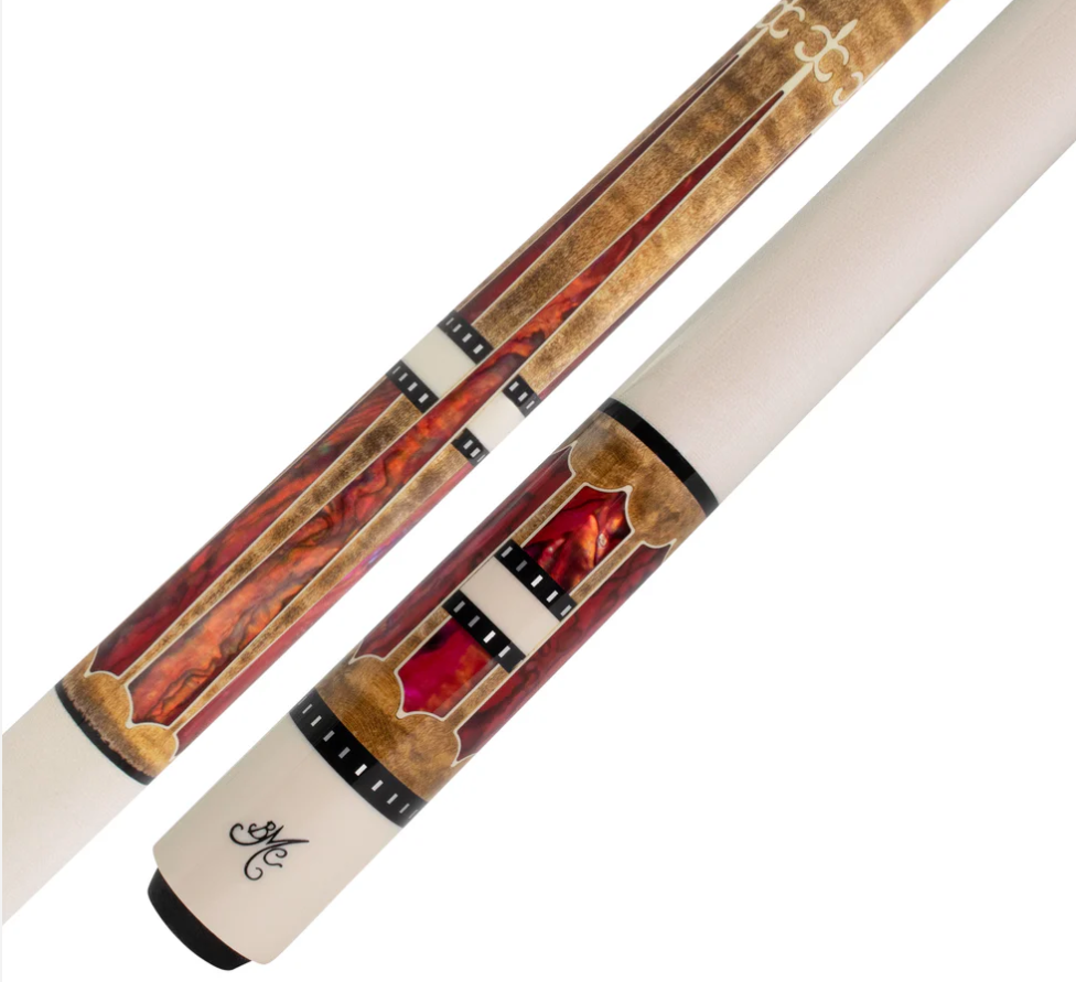 Meucci BFCM24-RED 58 in. Billiards Pool Cue Stick