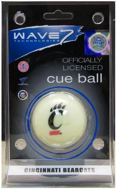 Cincinnati Bearcats Cue Ball