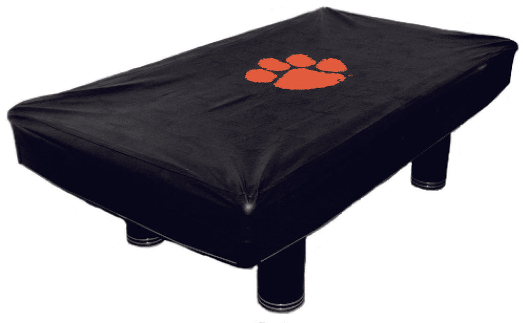 7 ft Clemson Tigers CLMBTC100N-7 Fitted Billiard Pool Table Cover