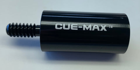 Cue-Max Original 5/16x14 Pool Cue Stick Extension 1.65" (1.2 oz), Black