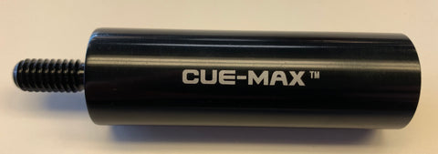 Cue-Max Original 5/16x18 Pool Cue Stick Extension 2.65" (2.2 oz), Black