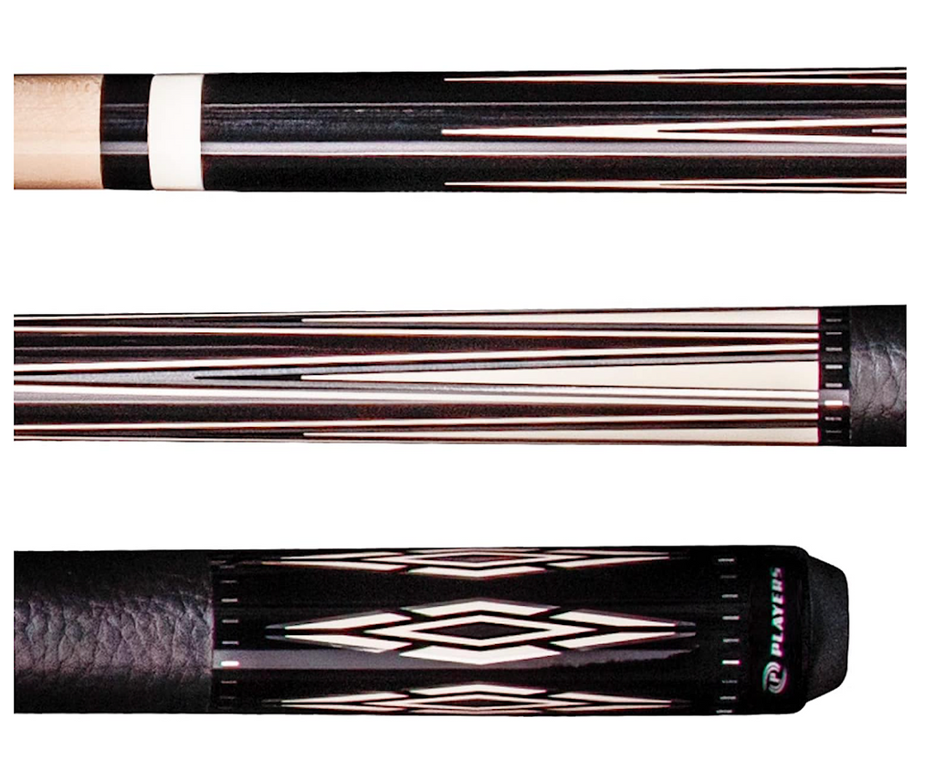 Players E2305 Mystic Black/Silver Pool Cue