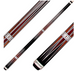 E2320 Players Cocobolo/Bocote Graphic Design 2 Pc. Pool Cue