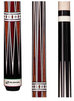 E2320 Players Cocobolo/Bocote Graphic Design 2 Pc. Pool Cue