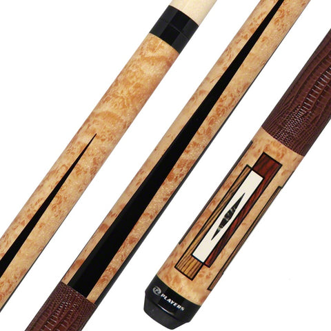 Players E2340 Antique Maple/Leather Wrap Pool Cue Stick