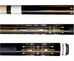 G4135 Players Black with White Recon Graphic 2 Pc. Pool Cue