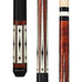 G-4143 Players Coffee Colored Curly Maple Two Piece Pool Cue