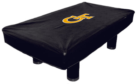 7 ft Georgia Tech Yellow Jackets GATBTC300N-7 Fitted Billiard Pool Table Cover