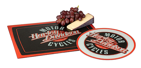 H-D MOTORCYCLES CHOPPING BOARD SET