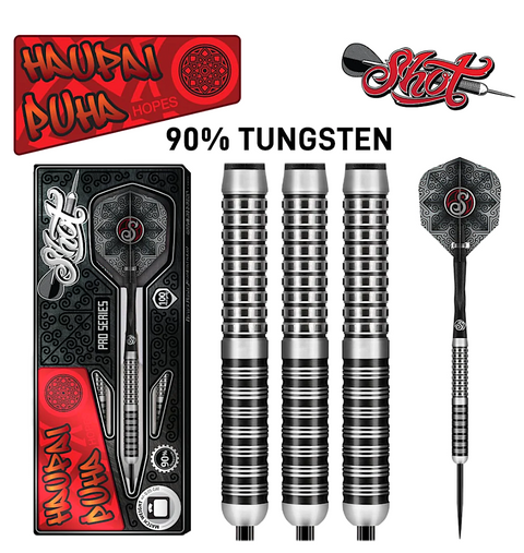 HPST-24 Shot! Darts Pro Series Haupai Puha Dart Set