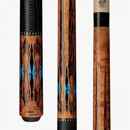 Pure X HXTE2 58 in. Billiards Pool Cue Stick + Free Soft Case Included