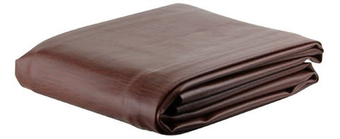 9' Fitted Heavy Duty Naugahyde Pool Table Cover (Brown)