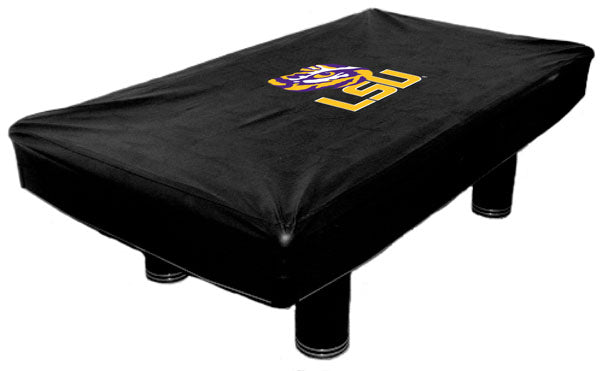 7 ft LSU Tigers LSUBTC300N-7 Fitted Billiard Pool Table Cover