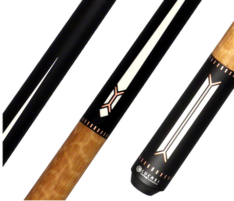 Lucasi LUX58 Black & Rose Gold Pool Cue