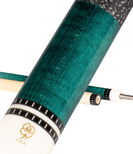 McDermott GS05C2 COTM Feb 2022 Two-Piece Teal Stained Billiards Pool Cue Stick