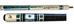 Meucci MECAS03-B White/Blue Paua Casino Series Pool Cue