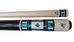 Meucci MECAS03-B White/Blue Paua Casino Series Pool Cue